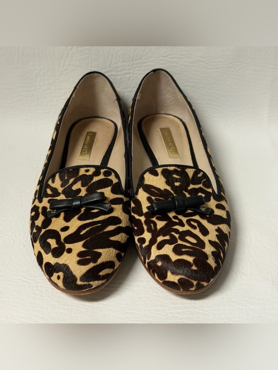 Louise et Cie Shoes - Louise Et Cie Womens Lo-Anniston Animal Real Cow Fur + Leather Slip On Sz 6M